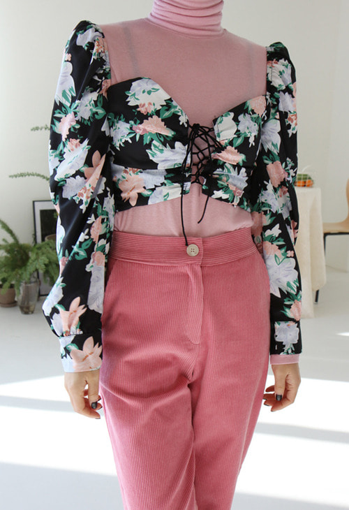 blossom crop blouse