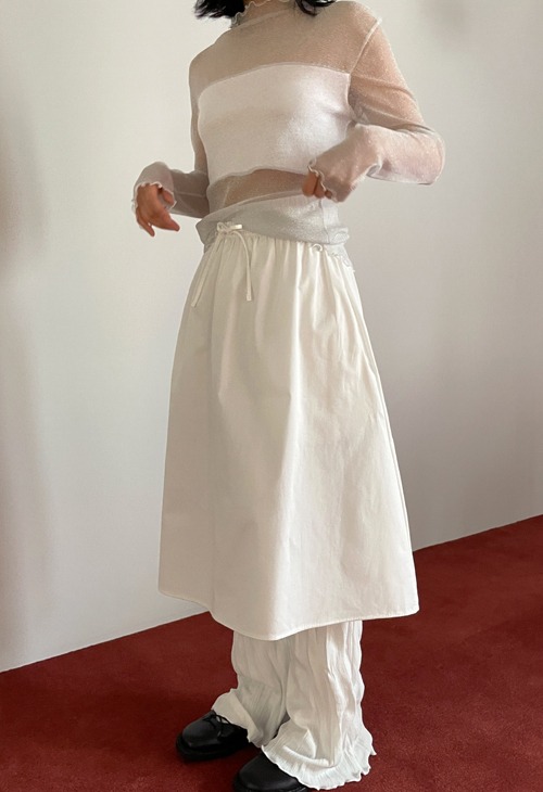 miko cotton banding skirt
