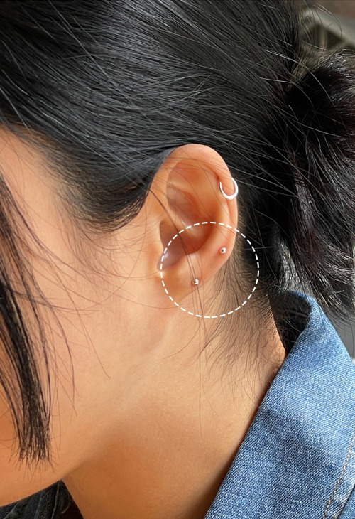 2.5mm_ball earring (silver925)
