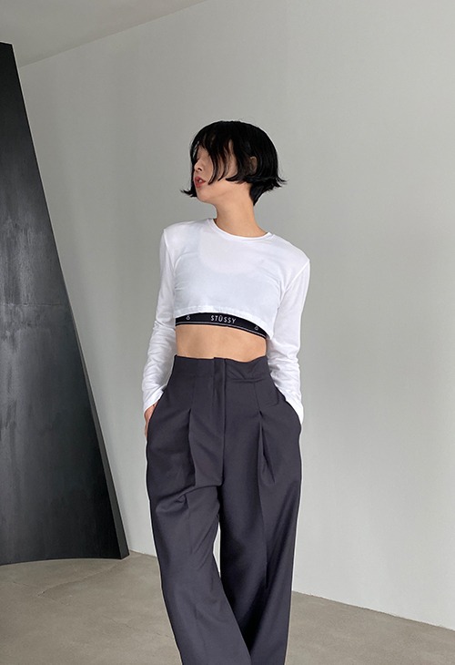 simple crop layered T